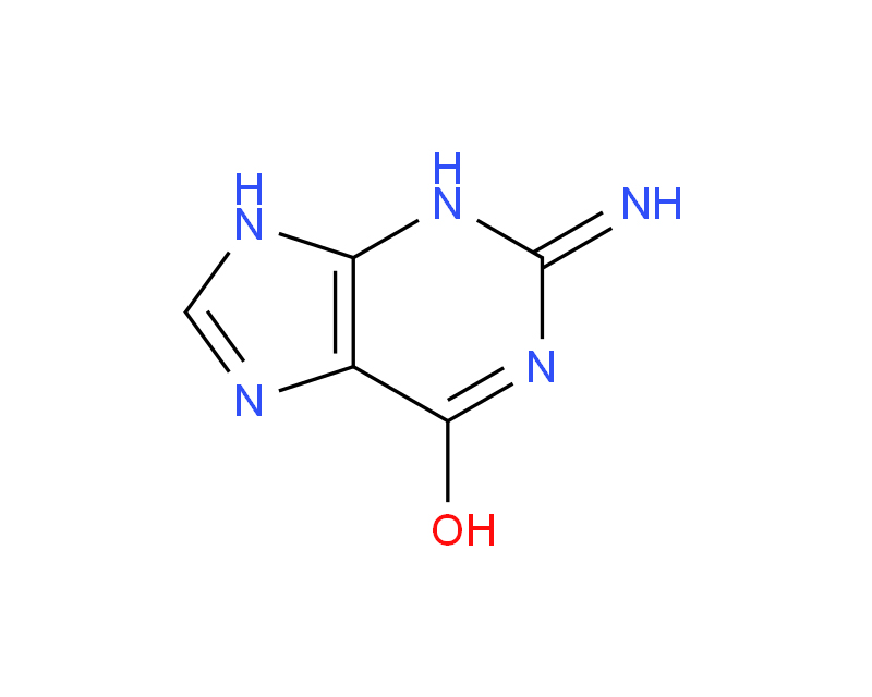 2-氨基-6-羟基嘌呤